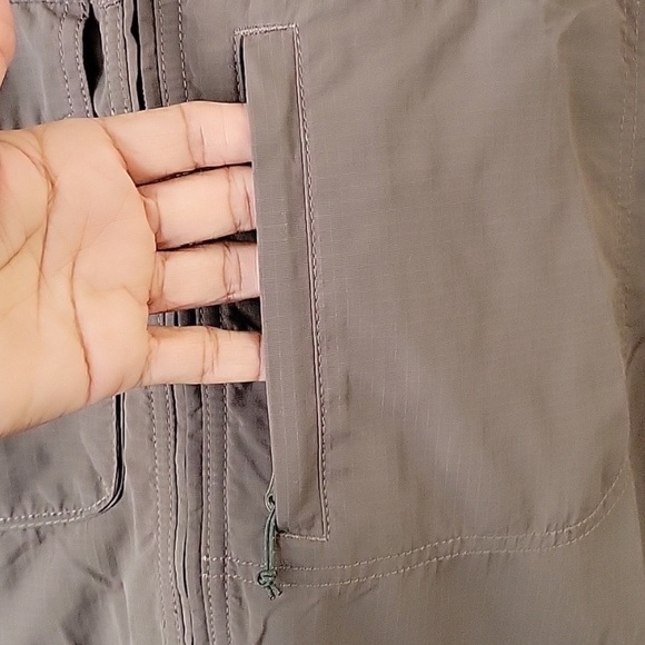 Eddie Bauer Travex Mens Nylon Brown Jacket Size Medium - Picture 4 of 10